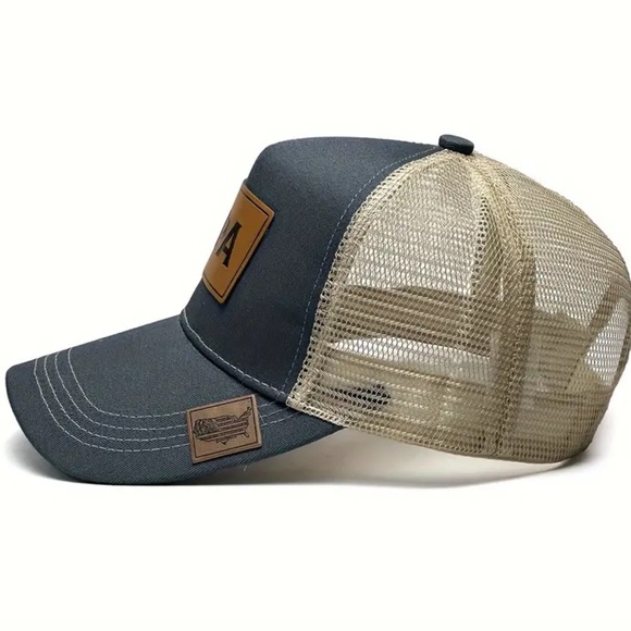 NEW| Men’s Papa Father Print Outdoor Hat - Picture 2 of 3